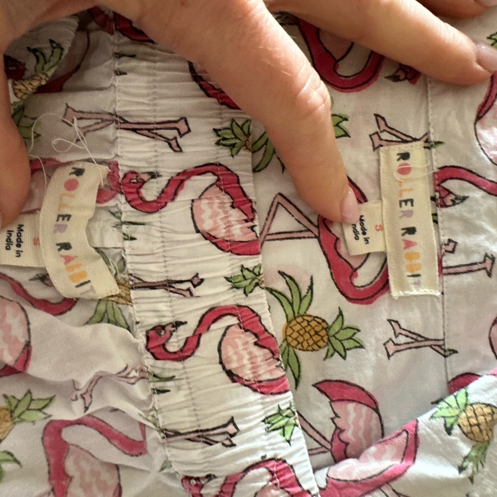 Roller Rabbit Flamingo Print Pajamas - Picture 2 of 5